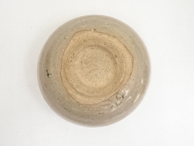 Ｓ７６４　茶碗　『西尾焼』『大野正蔵作』『平茶碗』　共箱　抹茶碗　茶道具 道具 ] - 道具 西尾焼 大野正蔵造 茶碗（共箱） | ネット